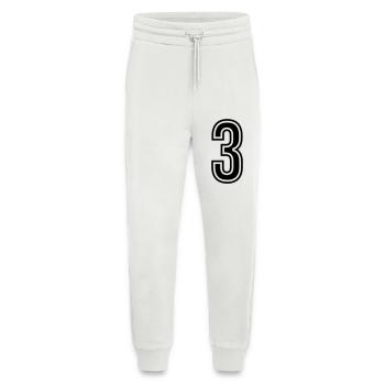 3 Number Symbol - Jogging Pants - made by SPREAD  - OFF WHITE - Front