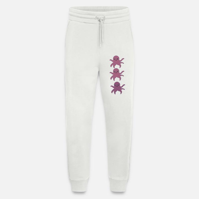 oktopus dreifach - Jogginghose - made by SPREAD - OFF WHITE