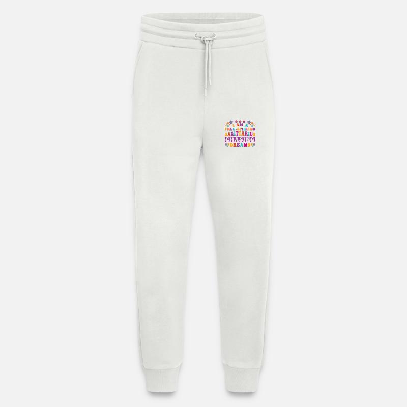 Sagittarius Zodiac Personality Groovy Cool - Jogging Pants - made by SPREAD - OFF WHITE
