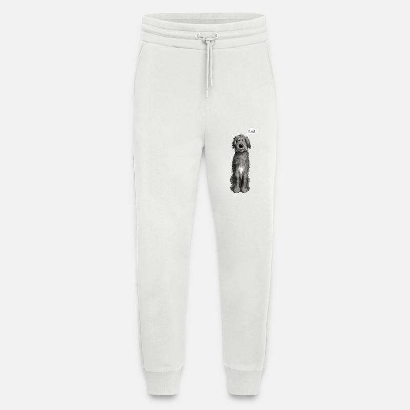 Irischer Wolfshund Play - Jogginghose - made by SPREAD - OFF WHITE