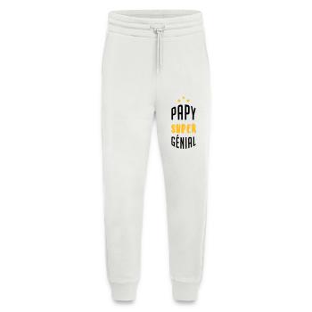 Papy Papi Grand-Père Retraite famille - Pantalon de jogging bio décontracté fabriqué en UE - OFF WHITE - Devant