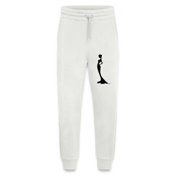 Mariée - Pantalon de jogging bio décontracté fabriqué en UE - OFF WHITE - Devant