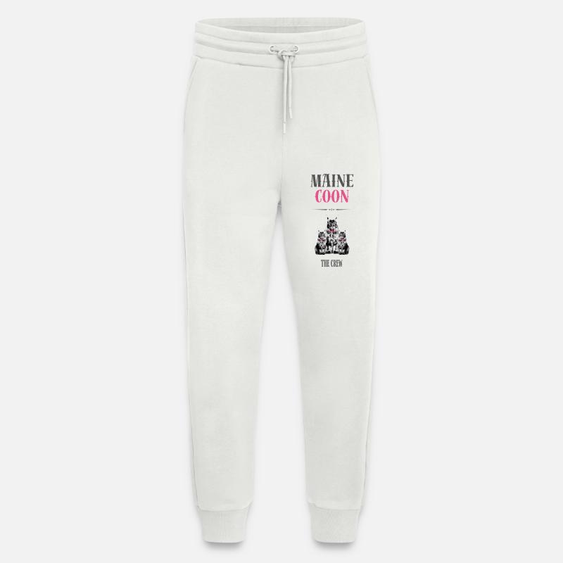 Maine Coon - Die Crew - Jogginghose - made by SPREAD - OFF WHITE