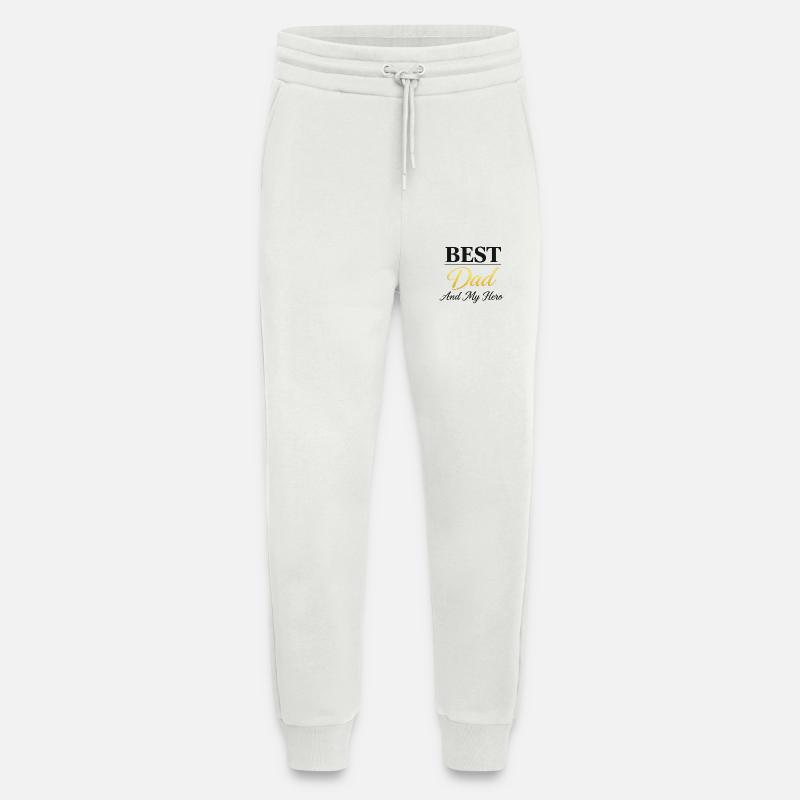 Bester Vater und mein Held - Jogginghose - made by SPREAD - OFF WHITE