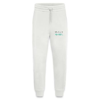 BONNE FÊTE MAMAN. MAMAN. FÊTE DES MÈRES - Pantalon de jogging bio décontracté fabriqué en UE - OFF WHITE - Devant