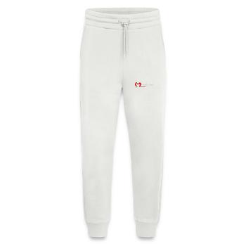 FÊTE DES MÈRES. BONNE FÊTE MAMAN. JE T'AIME MAMAN. - Pantalon de jogging bio décontracté fabriqué en UE - OFF WHITE - Devant