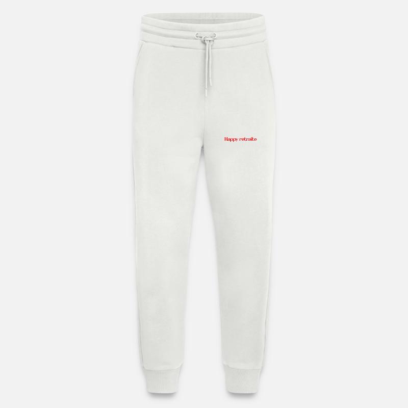 RETIREMENT. RETIREMENT. RETIRED. RETIREMENT - Jogging Pants - made by SPREAD  - OFF WHITE