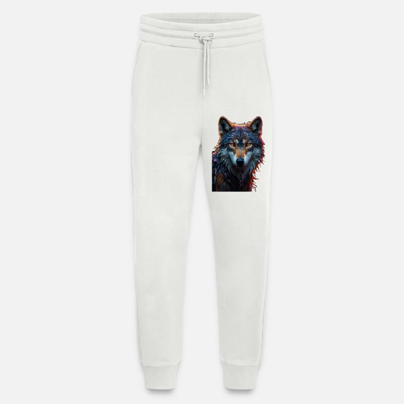 Wolf - Jogging Pants - made by SPREAD  - OFF WHITE