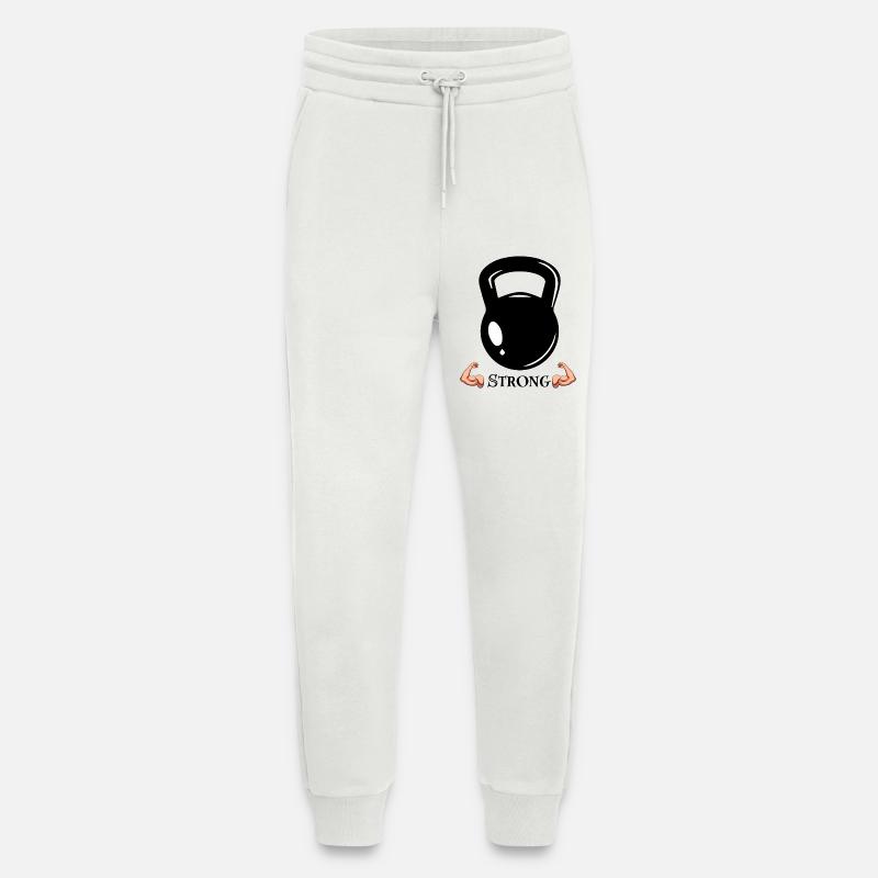 STRONG – Einfach. Kraftvoll. Klar. - Jogginghose - made by SPREAD - OFF WHITE