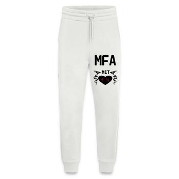 MFA mit Herz Geschenk Medizin Spruch - Jogginghose - made by SPREAD - OFF WHITE - Vorne
