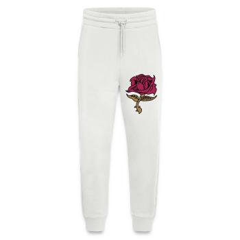 Rose (flower) - Jogging Pants - made by SPREAD  - OFF WHITE - Front