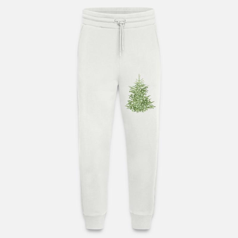 grüner Christbaum, Tannenbaum oder Weihnachtsbaum - Jogginghose - made by SPREAD - OFF WHITE
