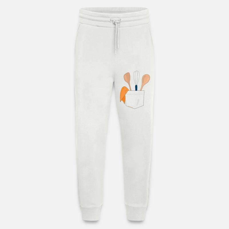 Cooking tools in pocket - Jogging Pants - made by SPREAD  - OFF WHITE