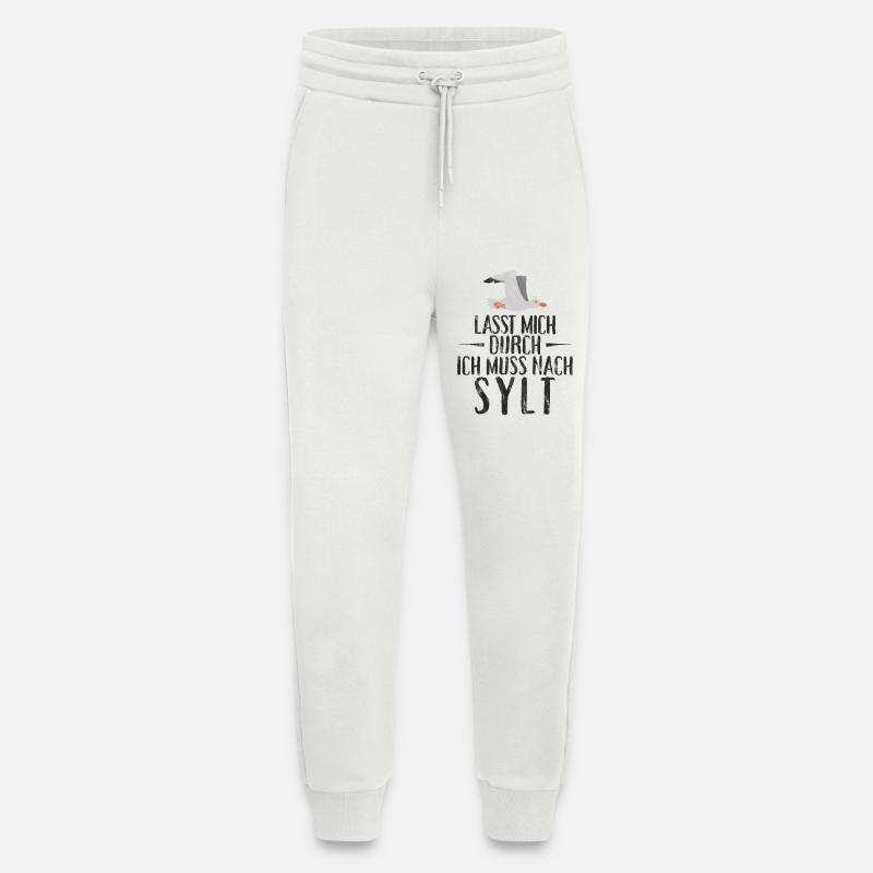 Lasst mich durch ich muss nach Sylt Möwe - Jogginghose - made by SPREAD - OFF WHITE