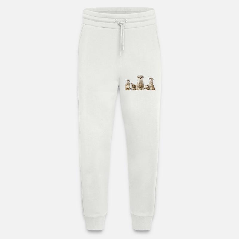 Erdmännchen Familie - Jogginghose - made by SPREAD - OFF WHITE