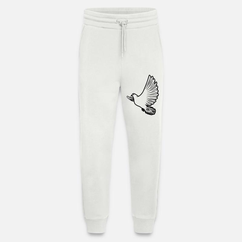 Transparente Friedenstaube - Jogginghose - made by SPREAD - OFF WHITE