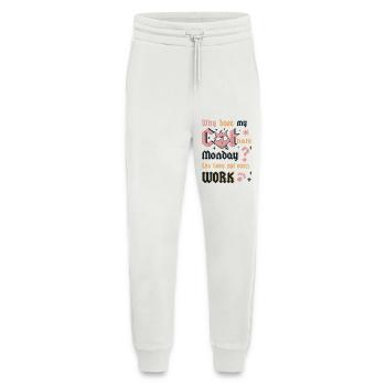 Cats Monday - Jogging Pants - made by SPREAD  - OFF WHITE - Front