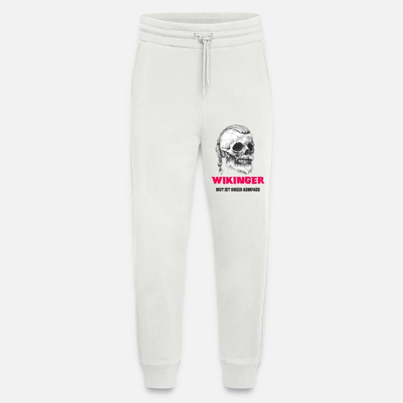 Wikinger Totenkopf Design - Jogginghose - made by SPREAD - OFF WHITE