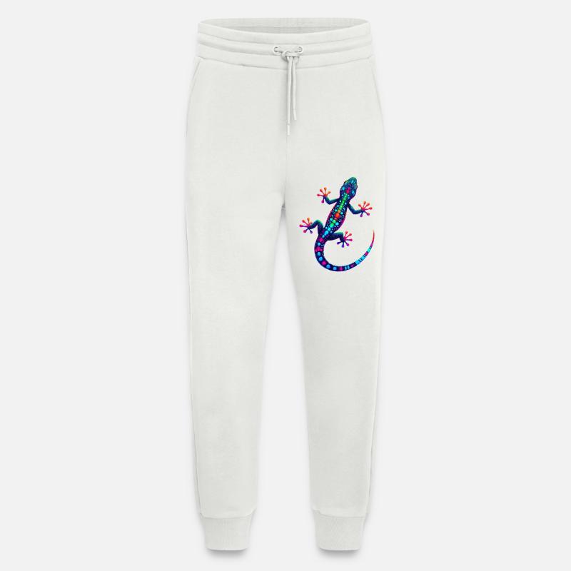Gecko - Pantalon de jogging bio décontracté fabriqué en UE - OFF WHITE