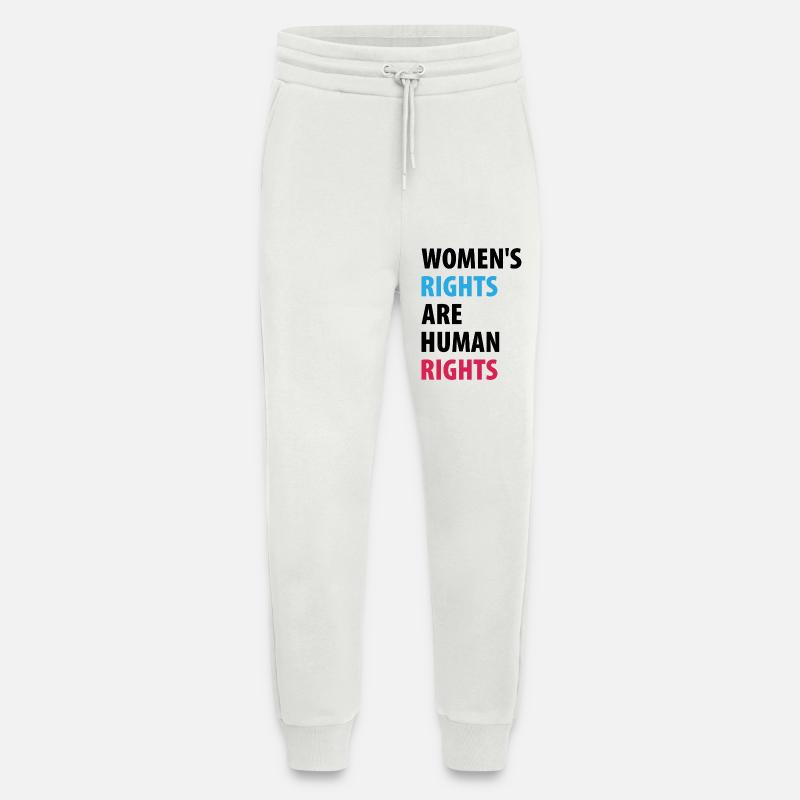 Frauenrechte sind Menschenrechte - Jogginghose - made by SPREAD - OFF WHITE