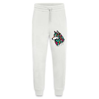 Wolf - Jogging Pants - made by SPREAD  - OFF WHITE - Front