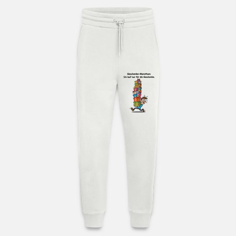 Geschenke-Marathon - Jogginghose - made by SPREAD - OFF WHITE