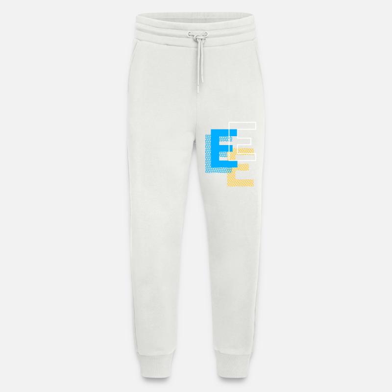 Conception E - Pantalon de jogging bio décontracté fabriqué en UE - OFF WHITE