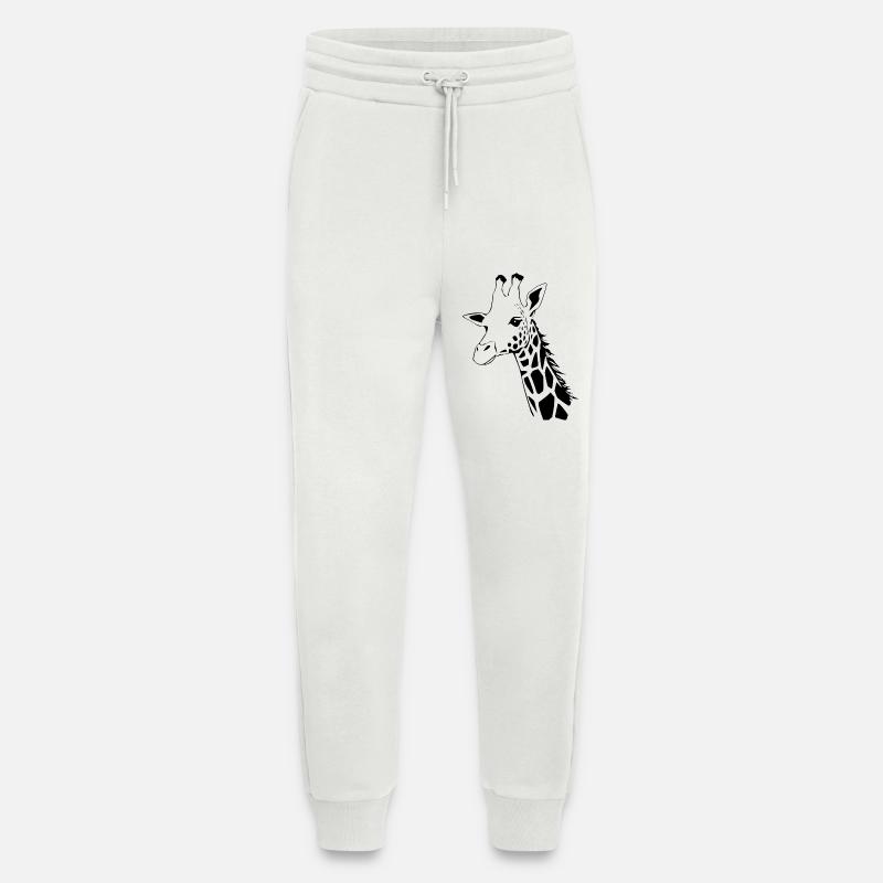 Giraffe Geschenk Weihnachten - Jogginghose - made by SPREAD - OFF WHITE