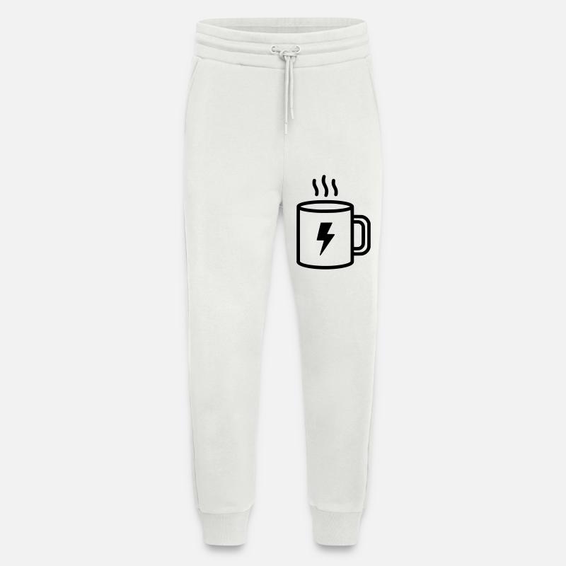 Coffee Cup Flash Energy - Jogging Pants - made by SPREAD  - OFF WHITE
