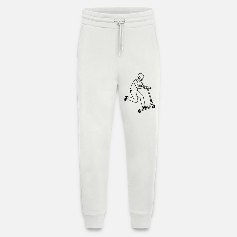 Stunt scooter - Jogging Pants - made by SPREAD  - OFF WHITE