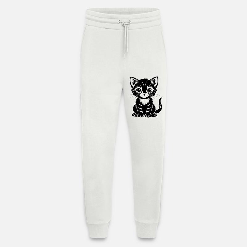 Süße Katze - Jogginghose - made by SPREAD - OFF WHITE