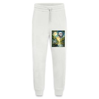 Howling to the Moon Meme Hund Dalmatiner - Jogginghose - made by SPREAD - OFF WHITE - Vorne