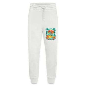Tropical chameleon - Jogging Pants - made by SPREAD  - OFF WHITE - Front