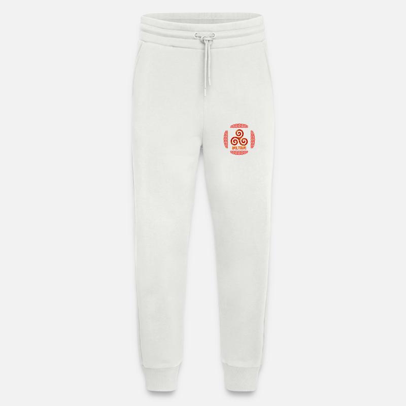 Beltane E 232 - Jogging Pants - made by SPREAD  - OFF WHITE
