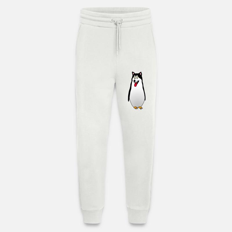 Pinguin Hund - Jogginghose - made by SPREAD - OFF WHITE