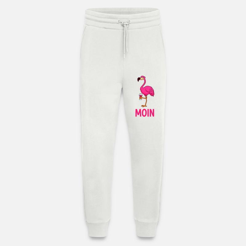 Moin Flamingo - Jogginghose - made by SPREAD - OFF WHITE