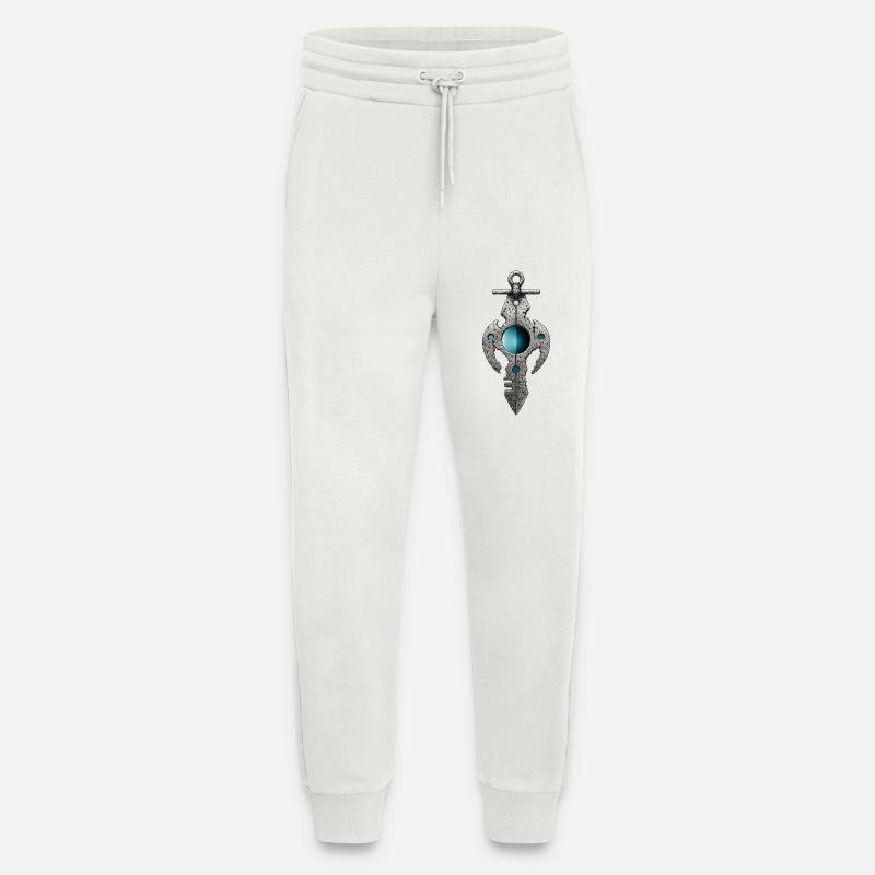 Fragment Sacré – Sigil Mystique - Pantalon de jogging bio décontracté fabriqué en UE - OFF WHITE
