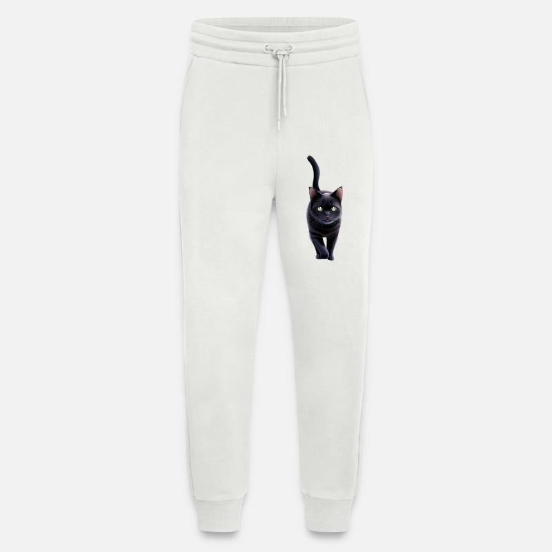 Die Schwarze Katze - Jogginghose - made by SPREAD - OFF WHITE