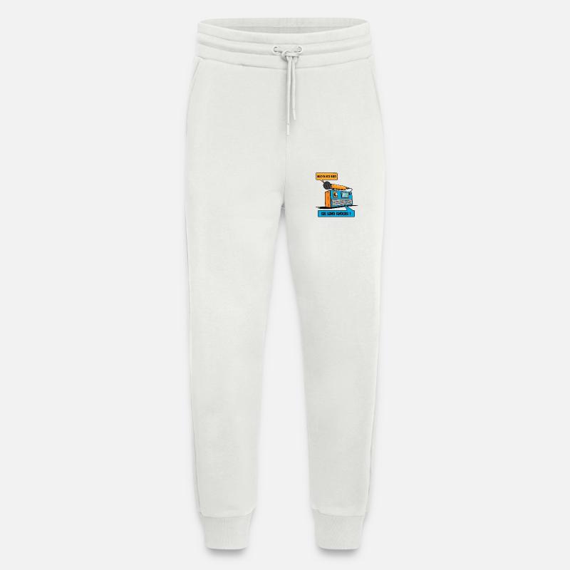 Ils sont différents ! - Pantalon de jogging bio décontracté fabriqué en UE - OFF WHITE