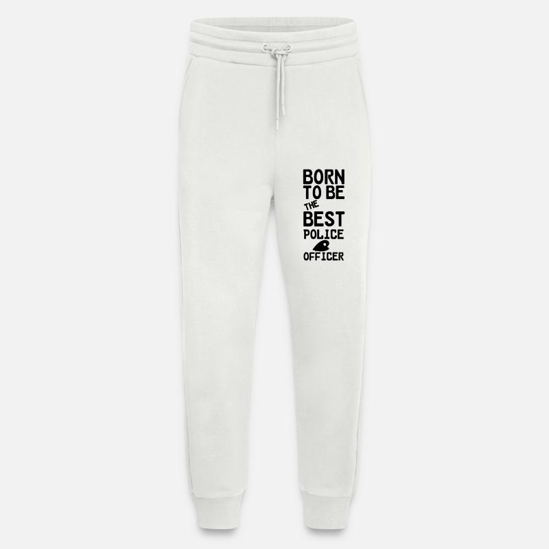 Polizei Polizist Beruf Spruch Geschenk - Jogginghose - made by SPREAD - OFF WHITE