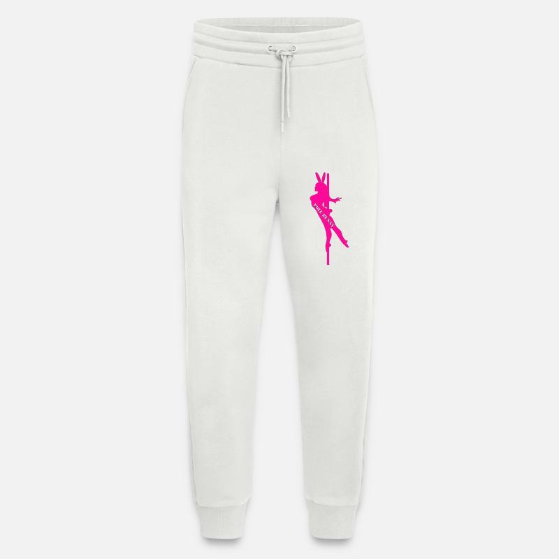 Pole Bunny Silhouette - Jogging Pants - made by SPREAD  - OFF WHITE
