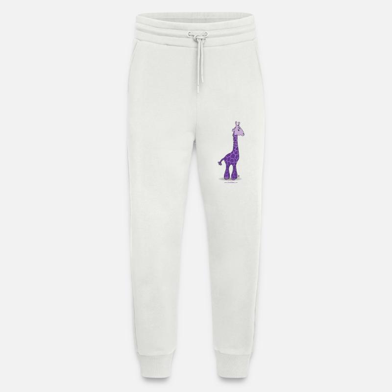 Lila Giraffe - Jogginghose - made by SPREAD - OFF WHITE