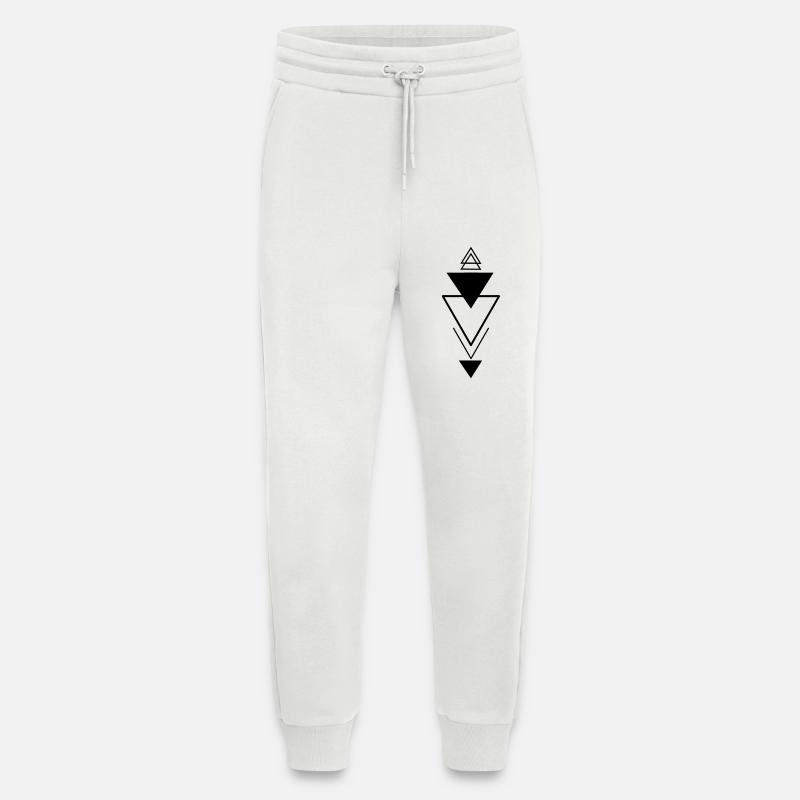 Triangular symbol (black) - Jogging Pants - made by SPREAD  - OFF WHITE