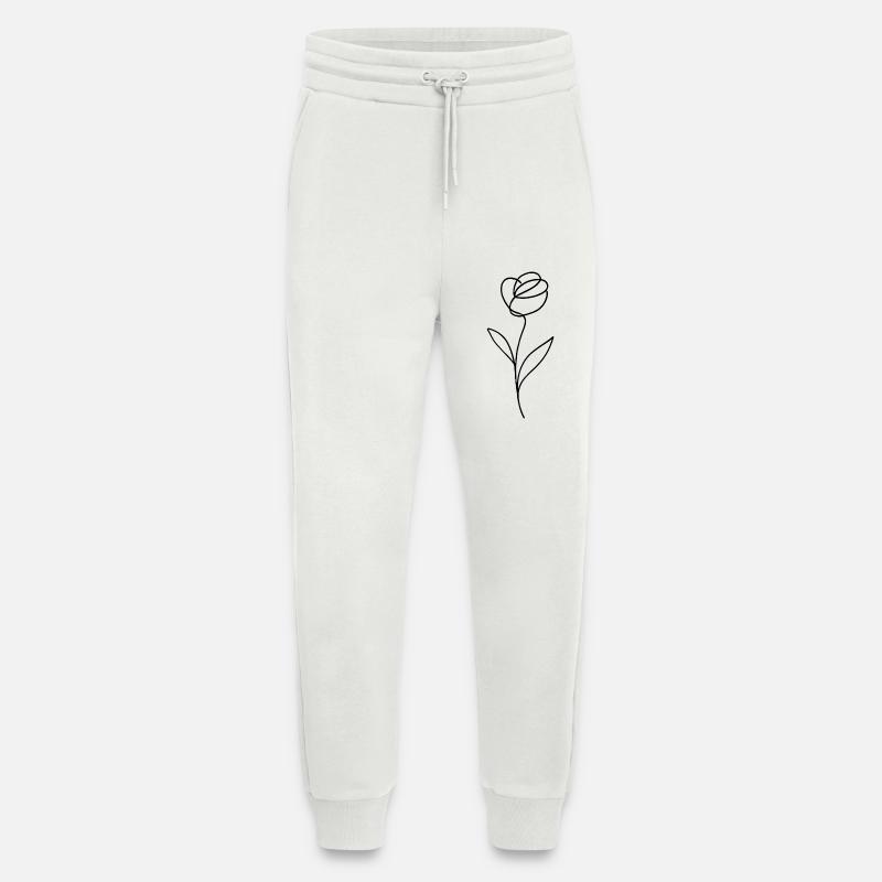 Blume - Jogginghose - made by SPREAD - OFF WHITE