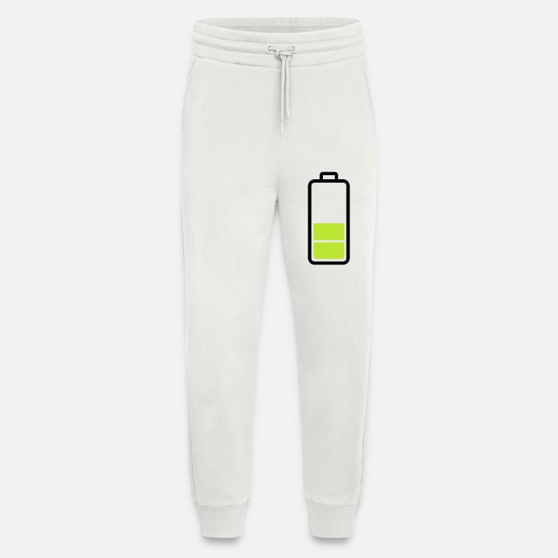 low battery - Jogging Pants - made by SPREAD  - OFF WHITE