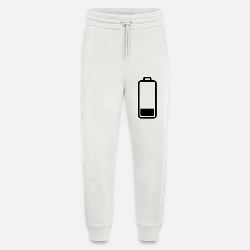 low battery - Jogging Pants - made by SPREAD  - OFF WHITE