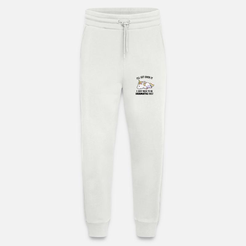 Schlafendes Drama Einhorn - Jogginghose - made by SPREAD - OFF WHITE