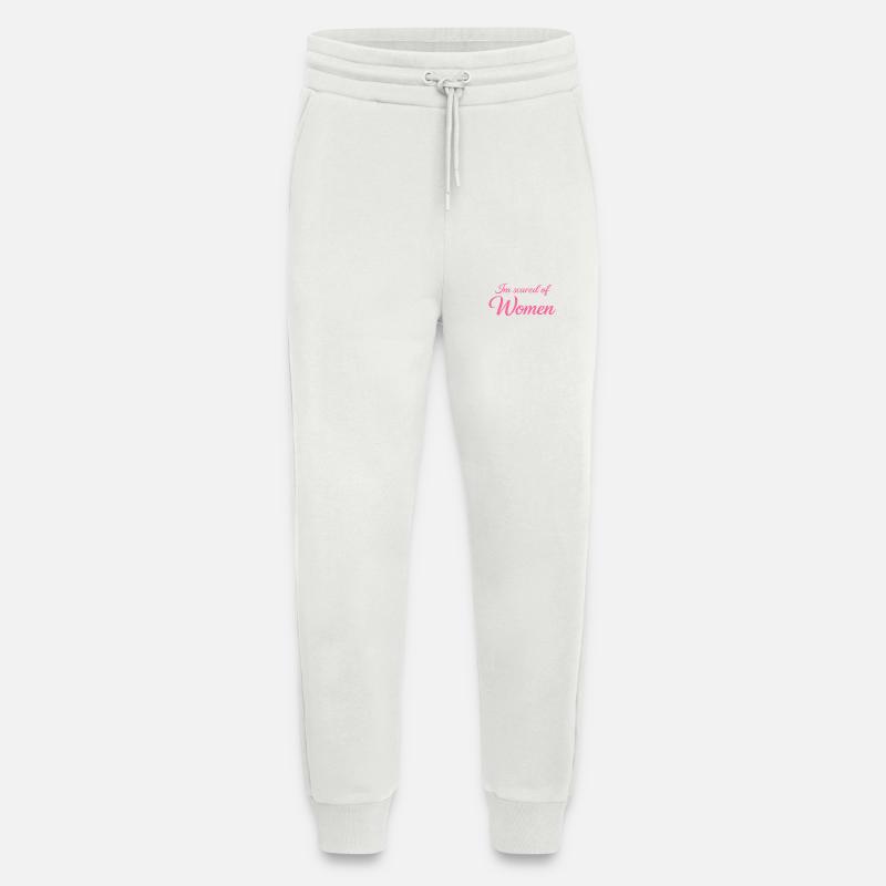 ScaredOfWomen_-_pink - Jogginghose - made by SPREAD - OFF WHITE