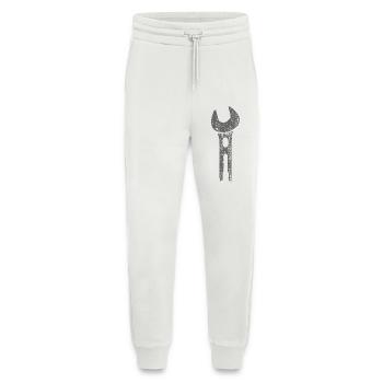 Wrench / GREY - Jogging Pants - made by SPREAD  - OFF WHITE - Front