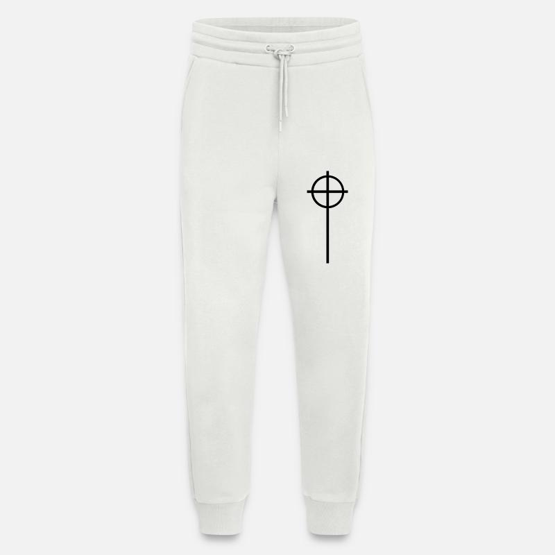 Kletisches Kreuz schwarz - Jogginghose - made by SPREAD - OFF WHITE